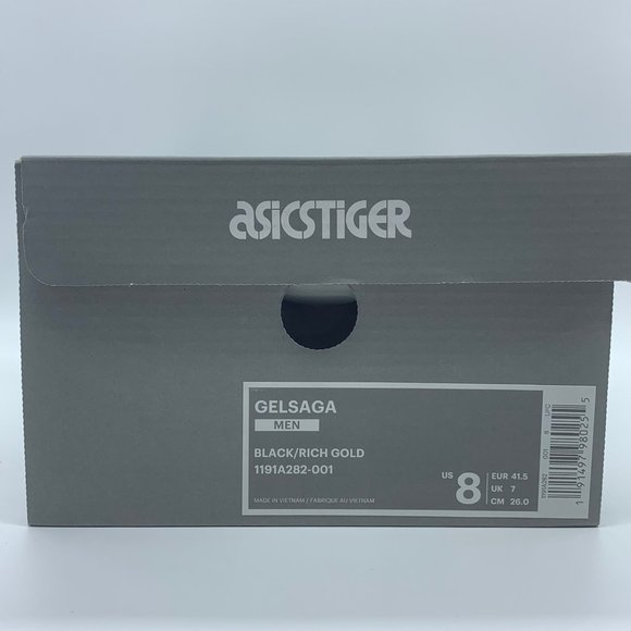 NEW Asics Gel Saga Black Rich Gold main image 2